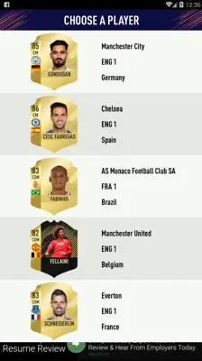 FUT 18 DRAFT android App screenshot 10