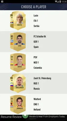 FUT 18 DRAFT android App screenshot 3