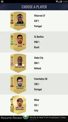 FUT 18 DRAFT android App screenshot 8